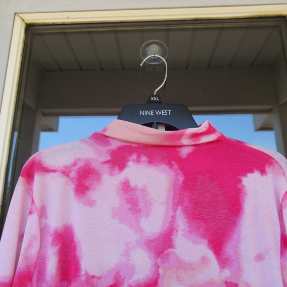Nine West stretch tie dye print top size XXL - Picture 8 of 14